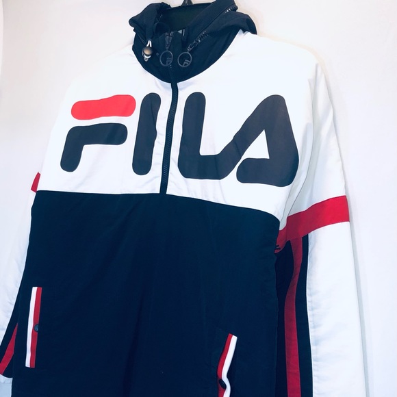 NWT Fila Women’s Brielle Nylon Color Block Jacket - Picture 2 of 5
